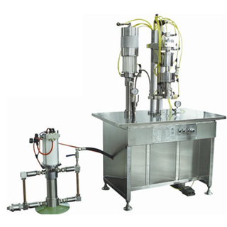 Máquina de enchimento de tampa semi-automática de controle pneumático