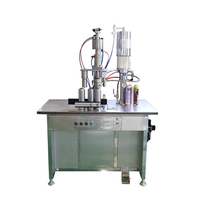 Máquina de enchimento de aerossol 3 em 1 semiautomática