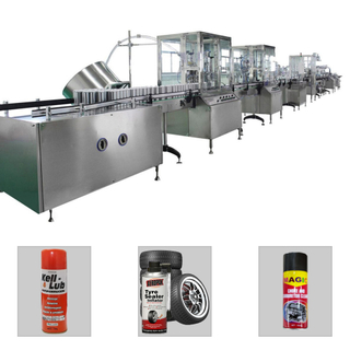 Máquina de enchimento de spray para automóveis Meida Aerosol Automobile Car Care